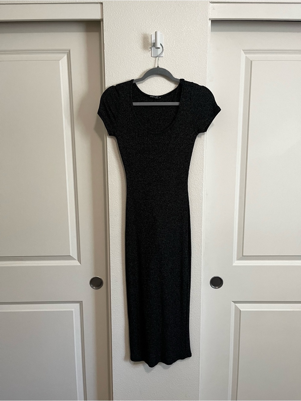Charcoal Sweater Dress